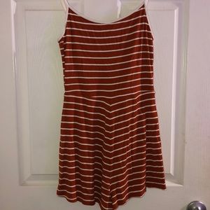 Forever 21 Stripped Romper
